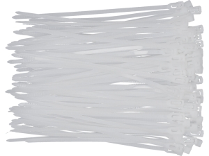 Opaska zaciskowa kablowa YATO białe 3.6x160mm zestaw 100 szt. nylon YT-70660