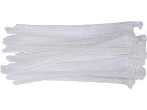 Opaski zaciskowe YATO rozpinane białe plastikowe 7.6x200mm 50 szt. YT-70663