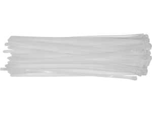 Opaski zaciskowe rozpinane YATO 350x7.6mm 50 szt. białe nylon YT-70666