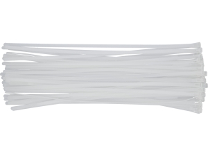 Opaski zaciskowe rozpinane YATO 450x7.6mm 50 szt. białe nylon YT-70668
