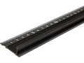 Profil ochronny linijki aluminiowej, zbliżenie na podziałkę YATO YT-70727