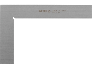 Kątownik ślusarski YATO płaski 200x130mm stalowy norma din 875/ii YT-70753