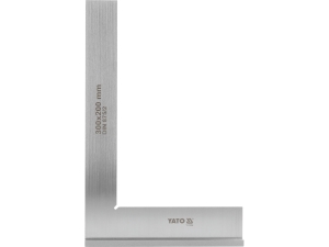 Kątownik ślusarski YATO ze stopką 300x200mm stalowy płaski klasa din ii YT-70765