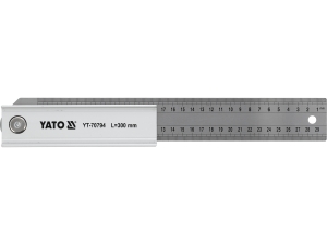 Kątownik nastawny YATO regulowany 300mm aluminiowy stolarski ze stopką YT-70794