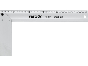 Kątownik uniwersalny YATO aluminiowy 300mm stolarski 45 90 YT-7081