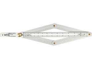 Kątomierz analogowy YATO aluminiowy długość 380mm precyzyjny solidny YT-70853