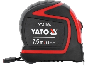 Miara zwijana YATO 7.5m x 32mm stalowa ii klasa dokładności z magnesem YT-71086
