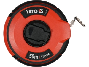 Taśma miernicza stalowa YATO 50m x 13mm zwijana ii klasa dokładności YT-71582