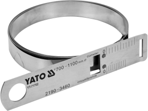 Taśma do pomiaru średnicy YATO 700-1100mm i obwodu 2190-3460mm YT-71702