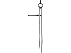 Cyrkiel YATO stalowy 300mm ze sprężyną i śrubą do pomiarów YT-72108