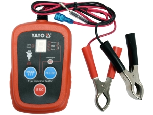Elektroniczny tester wtryskiwaczy YATO do silników benzynowych lcd YT-72960