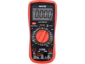 Multimetr cyfrowy YATO próbnik true rms podświetlany wyświetlacz YT-73083