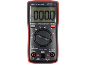 Miernik cyfrowy true rms z automatycznym zakresem lcd 9999 YATO YT-73089
