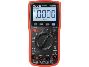 Miernik cyfrowy YATO multimetr uniwersalny true rms auto YT-730893