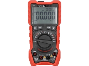 Miernik cyfrowy YATO true rms ac+dc lcd 25000 uniwersalny z holsterem YT-730895