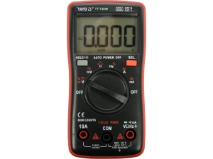 Miernik cyfrowy YATO multimetr uniwersalny true rms auto 6000 YT-73096