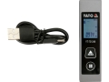 Dalmierz laserowy kieszonkowy z kablem USB do ładowania w zestawie YATO YT-731240