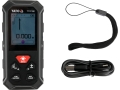 Dalmierz laserowy z zestawem: smycz na szyję i kabel USB do ładowania YATO YT-731250
