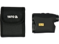 Dalmierz laserowy obok czarnego pokrowca z logo YATO YT-73129