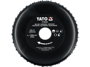 Tarcza tarnik do drewna YATO 125mm na szlifierkę kątową do rzeźbienia YT-59146