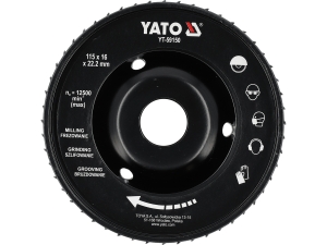 Tarcza tarnik do drewna YATO 115mm do szlifierki kątowej profesjonalna YT-59150