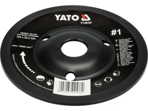 Tarnik do drewna YATO skośny 125mm 22.2mm do szlifowania frezowania YT-59167
