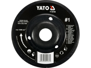 Tarnik wypukły do drewna YATO 125mm mocowanie 22.2mm do szlifierki YT-59168