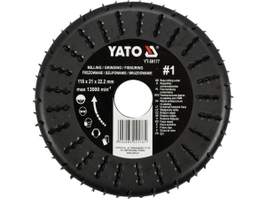 Frez tarcza ścierna YATO 118mm do szlifierki kątowej drewna metalu YT-59177