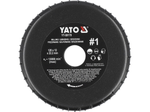 Frez tarnik czołowy YATO 120x12mm na szlifierkę kątową do drewna YT-59179