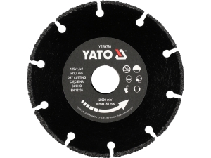 Tarcza tnąca do drewna YATO pilarska 125mm otwór 22.2mm do kątówki YT-59760