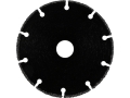 Tarcza do drewna 125 mm widok z tyłu z dużym otworem centralnym YATO YT-59760