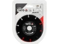 Tarcza do drewna 125 mm w opakowaniu plastikowym z etykietą YATO YT-59760