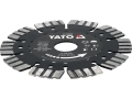 Tarcza diamentowa 125 mm pod kątem, widok na segmenty turbo YATO YT-59900