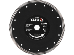 Tarcza diamentowa turbo YATO 230mm do gresu ceramiki na mokro YT-59985