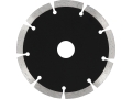 Tarcza diamentowa segmentowa 125 mm, widok z tyłu bez oznaczeń YATO YT-6003