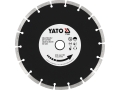 Tarcza diamentowa segmentowa 230 mm do cięcia na sucho, czarna YATO YT-6005