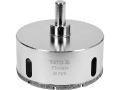 Wiertło diamentowe 80 mm z trzpieniem do wiercenia w szkle YATO YT-60434