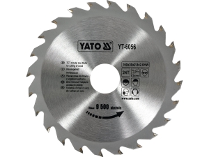 Piła tarczowa YATO tnąca widiowa do drewna 160x30mm 24 zęby YT-6056