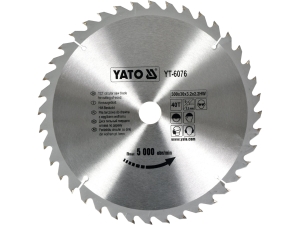 Tarcza widiowa do drewna YATO 300x30mm 40 zębów tnąca pilarska YT-6076