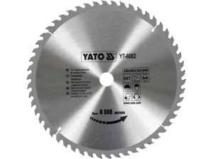 Piła tarczowa stołowa YATO 350x30mm do drewna 54 zęby grubość 2.5mm YT-6082
