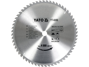 Tarcza pilarska YATO widiowa do drewna 400x30mm 60 zębów precyzyjne cięcie YT-6086