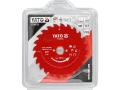 Tarcza do drewna 140 mm w plastikowym opakowaniu z etykietą YATO YT-608730
