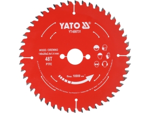 Tarcza tct PTFE do drewna 140*20*48t YATO YT-608731