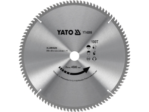 Piła tarczowa YATO tnąca do aluminium 350x30mm 100 zębów YT-6099