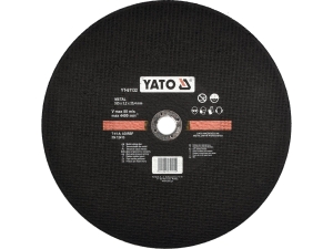 Tarcza korundowa do cięcia metalu YATO 355x25.4mm grubościenna YT-61132