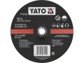 Tarcza ścierna do metalu YATO 230x6 mm z opisem i nadrukiem na tarczy YT-6125