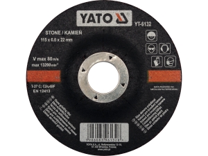 Tarcza do szlifowania kamienia YATO 115x6mm wypukła do kamienia YT-6132