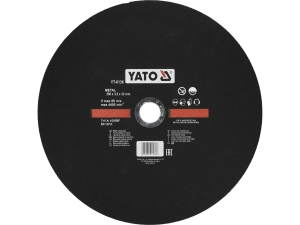 Tarcza do cięcia metalu YATO 350x3.5x32mm profesjonalna rzemiosło YT-6136