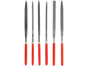 Pilniki iglaki precyzyjne YATO zestaw 6 szt.uk 160mm różne profile YT-6161