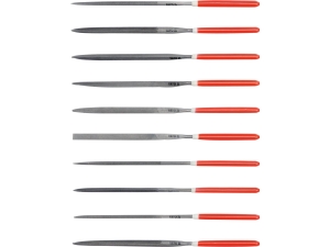 Zestaw pilników iglaków YATO 10 szt. 180mm do metalu precyzyjne stal YT-6165